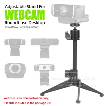 Pentru Logitech C920 C930 C922 C 920 930 922 e Pro C922x Birou Webcam Sta pe Desktop Microfon Camera Video Mount Microfon de Masă Titular
