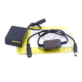 Adaptor de alimentare Cablu de alimentare de 12V-24V Pas-Jos DC Cablu+PS-BLH-1 Dummy Baterie BLH1 pentru Olympus EM1 MARK II EM1-2 EM1 Mark 2