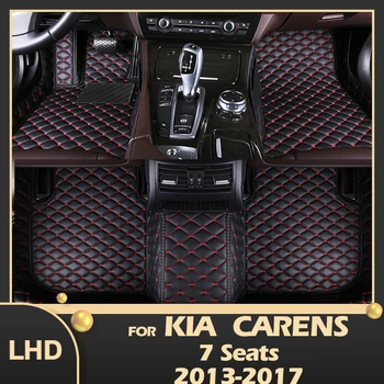Auto Covorase Pentru Kia Carens Șapte Locuri 2013 2014 2015 2016 2017 Auto Personalizate Picior Tampoane Covor De Acoperire Accesorii De Interior