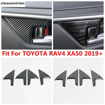 Masina Interioară a Mânerului Portierei Rama Decor Acopere Garnitura Pentru TOYOTA RAV4 RAV 4 XA50 2019 - 2023 Accesorii din Oțel Inoxidabil Interior