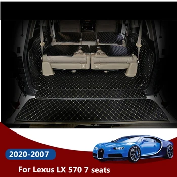 De înaltă calitate! Set complet portbagaj covorașe pentru Lexus LX 570 7 locuri 2020-2007 waterproof boot covoare de linie de mărfuri rogojini pentru LX570 2018