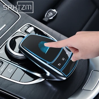 Consola centrala Scrisul Mouse-Folie de Protectie 1 Set Pentru Mercedes Benz W205 W213 GLC C E Class 2015-2018 caroserie Autocolant