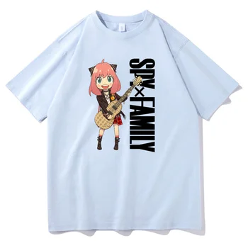 Spion X Familia T-Shirt T-Shirt Imprimat Stil Anime Top De Vară Liber Maneci Scurte