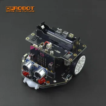 micro:Maqueen Plus V2 Avansate de Educație STEM Robot platformei Mobile Inteligente masina 18650 baterie pentru micro:bit grafic de programare
