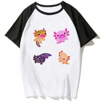 Ajolote Axolotl top barbati amuzant streetwear tricouri baiat grafic harajuku haine Japoneze
