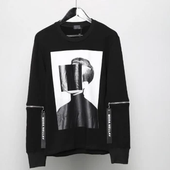Owen bolnav Barbati Tricou 100%Bumbac High Street Stil de Îmbrăcăminte pentru Bărbați Supradimensionate Topuri Tricouri Femei Primavara Teu Negru T Shirt