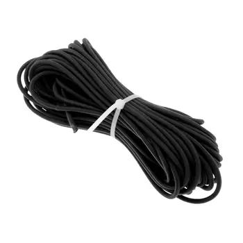 3mm Alb/Elastic Rotund coardă elastică Șoc Cablu Cravată în Jos Bărci Remorci 100 m 50 m 30 m 20m 10m 5m 2m 1m 0,5 m