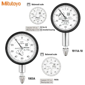 Mitutoyo indicator cu cadran comparator cu cadran cap 1911A-10 1913A-10 1003AB pointer de tip 0.002mm0-2.5 0-0.5 0-4mm