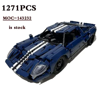 Racing Classic MOC-143232•GT40 Mk1 Alternative de Proiectare 42154 B Bloc Jucărie 1271 Piese de BRICOLAJ Copii Jucărie Distractiv Cadou de Ziua de nastere