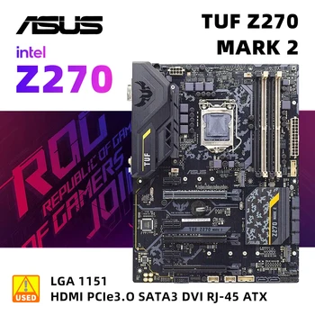 LGA1151 Placa de baza stabilit ASUS TUF Z270 MARK 2 +I5 7500 cpu Intel Z270 Placa de baza 4×64GB DDR4 PCI-E 3.0 USB3.1 2×M. 2 ATX