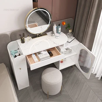 Nordic de Moda de Lux Seminte Minimalist, Mobilier de Dormitor Apartament Mic Cabinet Dulap într-Un Dormitor Modern, Masa de toaleta