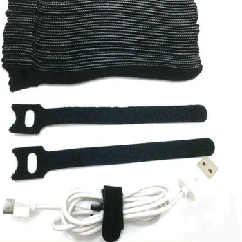 10buc/60pcs 150*12mm Nailon Wire Wrap Curea de Fixare Reutilizabile Legături de Cablu Buclă Folie Pachet Legături T-tip Cablu Cravată Organizator