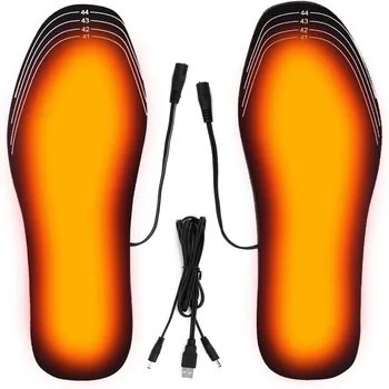 USB Încălzit Tălpi de Pantofi Picior Electrice de Încălzire Pad Picioarele Calde Ciorap Pad Mat de Iarnă Sport în aer liber, Încălzire Branț de Cald Iarna