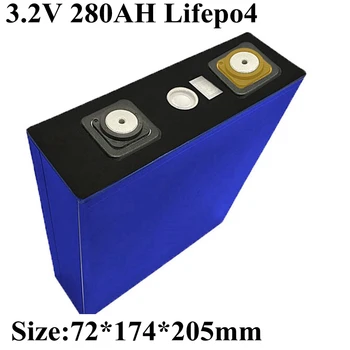 4buc 3.2 V 280Ah 300Ah Lifepo4 Baterie cu Litiu 3C descărcarea de Gestiune pentru 12v RV EV Mortorcycl Sistem Solar Baterii Litiu Diy