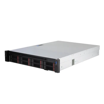 2023 NOU 2U rack hotplug șasiu M265-8 storage server caz 8bays 6GB backplane 2*USB3.0 suport placa de baza EATX cu 600W psu
