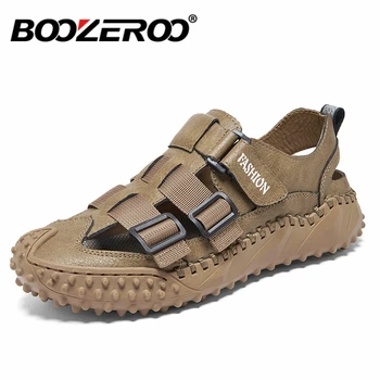 BOOZEROO Clasic de Vară pentru Bărbați Confort Sandale Respirabil, Non-alunecare, Rezistent Pantofi Casual de Lux Moale în aer liber, Roman Creek Pantofi