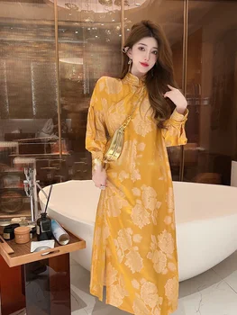Noul stil Chinezesc Republica China mic stil rochie, îmbunătățit cheongsam temperament, high-end sentiment, unic și unic