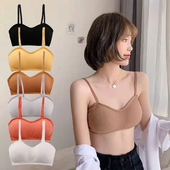 Femei Sexy Invizibil Lenjerie Căptușit Bralette Wrap Top Sutien Bustiera De Sex Feminin Lenjerie 2023 Nou Sutien Top De Vară În Afara