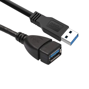 Prelungitor USB 3.0 cablu scurt USB 2.0 hub USB 3.0 de Tip masculin la feminin cablu de date si cablu de alimentare pentru PC, laptop