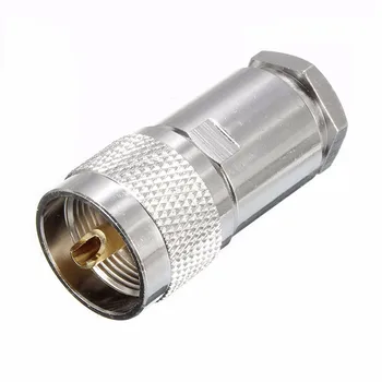 10BUC UHF de sex Masculin PL259 Clemă Pentru cablu Coaxial RG8 RG165 RG213 RG214 LMR400 Cablu Conector RF