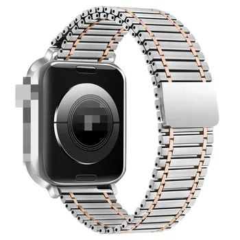 High-end de Afaceri Lant Magnetic de Aspirare din Metal Oțel Curea Apple Watch Lanț Pentru Apple 1/2/3/4/5/6/7 Generație Marimea 38/40/45MM