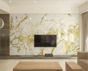 beibehang Personalizate moderne papel de parede tapet de lux pentru alb textură de marmură microcristalină fundal TV