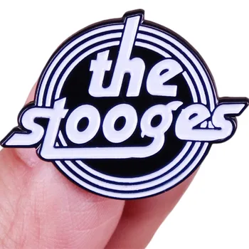 ROCK Iggy Pop și the Stooges Pin Broșe Email Brosa Ace de Rever Insigna Metal Dur Aliaj Jacheta Ornamente Decor, Bijuterii