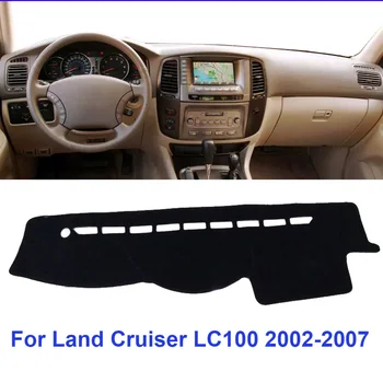Dash Mat Bord Auto Capac Pentru Land Cruiser LC100 2002-2007 Umbra Soare Pad Instrument Platforma Dashmat Mats
