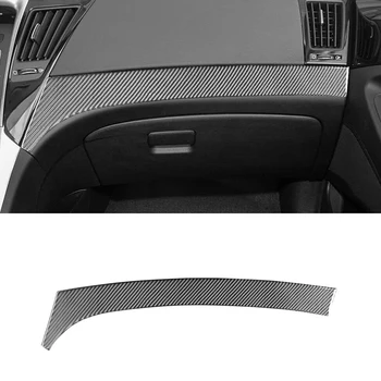 Fibra de Carbon Consola Centrala de Co-Pilot de Acoperire Benzi Tapiterie Autocolant pentru Hyundai Sonata 8 2011-2014 Accesorii