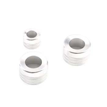 Argint Aer Conditionat Butonul de Volum Audio Buton de Ton Garnitura Capac Inel pentru X5 X6 E70 E71 F15 F16 2014-2018