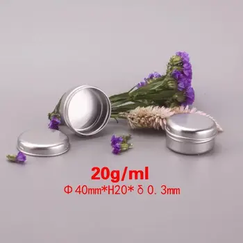 40ml 40x20mm Durabil Rotund de Aluminiu Gol Cosmetice Oală Borcan Tin Container Capac Cutie pentru Cosmetice Crema de Instrumente de Machiaj Decor