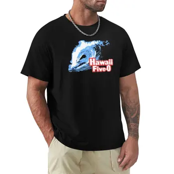 Clasic Hawaii Five O ' T-Shirt sudoare tricouri topuri de vara baieti alb, tricouri antrenament camasi pentru barbati