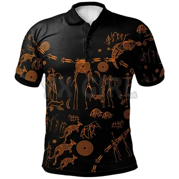 2022 Vara tricouri femei pentru barbati Viața Aboriginal tricouri polo imprimate 3D maneca Scurta camasi Topuri camisas