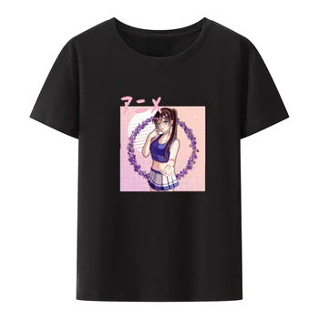 Anime Pentru Otakus Model Casual Camisetas Haine Barbati Haine Topuri De Agrement Maneci Scurte Tee Liber Bluza Stil Rece Respirabil