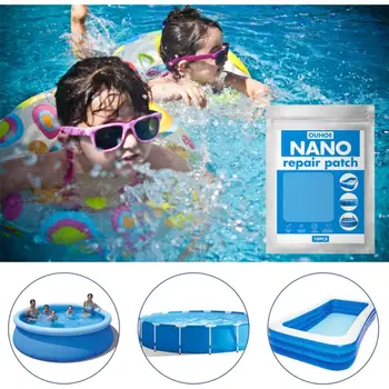 10/20buc Nano Patch-uri de Reparatie a Apei din piscine Pad Cort Impermeabil Adeziv Special Piscină în aer liber, Inel de Patch-uri de Reparatie