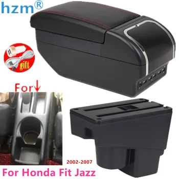 Pentru Honda Jazz Cotiera cutie Pentru Honda Fit Jazz 1 Masina Cotiera 2003-2007 Brațul cutie de Depozitare accesorii auto 2003 2004 2005 2006 2007