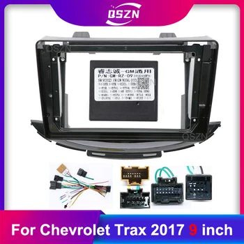9 inch Radio Auto 2-din-Măști Cadru Pentru Chevrolet Trax 2017-2020 Panoul de Bord Instalare Trim canbus Cablu de Alimentare Stereo
