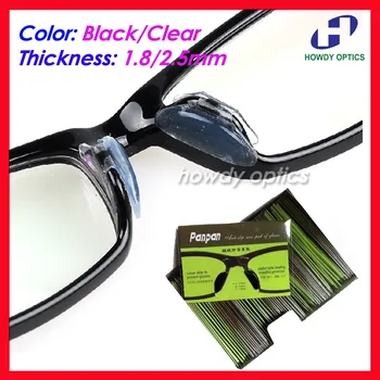 5prs Pompon Acetat de Plastic optic Ochelari Ochelari de vedere Silcone Negru Clar Anti-Alunecare Pad Nas autocolant accesorii