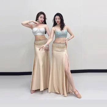 Belly Dance Costum de dans Indian îmbrăcăminte Bra&Fustă Dans Sexy femei de dans haine Set bellydance purta 3 culoare de selecție