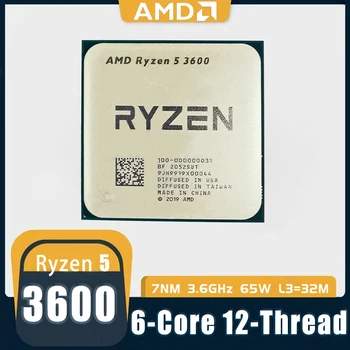 NOUL AMD Ryzen 5 3600 R5 3600 3.6 GHz Six-Core Doisprezece-Fir CPU Procesor 7NM 65W L3=32M 100-000000031 Socket AM4