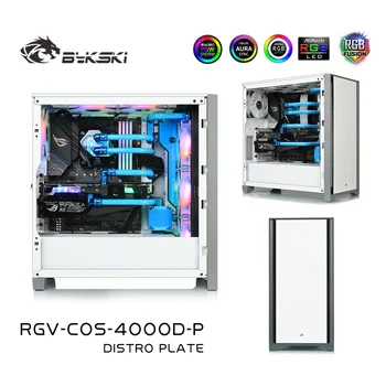 Bykski pentru CORSAIR 4000D Caz de Calculator Distro kit Placa pentru CPU/GPU de Apă de Răcire Bloc Suport DDC Pompa,RGV-COS-4000D-P