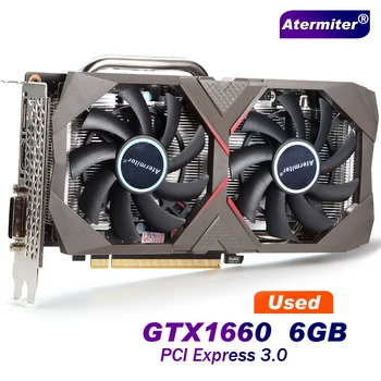 Atermiter card Grafic GTX 1660 6GB placa de video placa grafica GPU pentru NVIDIA