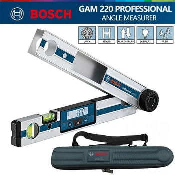 Bosch GAM 220 Profesionale de Înaltă Precizie Unghi de Măsură 0 – 220 Grade Electronic Digital Nivel de Spirit Unghi Finder Indicator