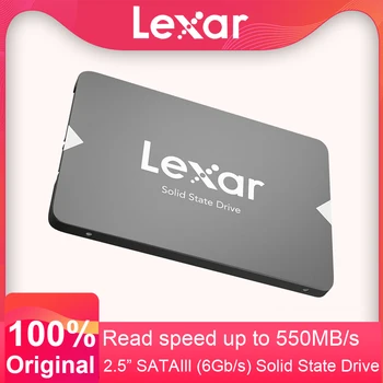 Lexar SSD LNS100 de 128GB, 256GB 512GB ssd de 1TB, 2TB Intern Solid state Disk HD Hard Disk SATA 3 2.5 HDD pentru Notebook Laptop, Desktop PC