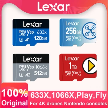Lexar 633X 1066X Zbura Juca Card Micro SD Card de Memorie UHS-I A1 V30 U3 4K A2 TF Carduri pentru dronele DJI Nintendo Comutator Consolă de jocuri