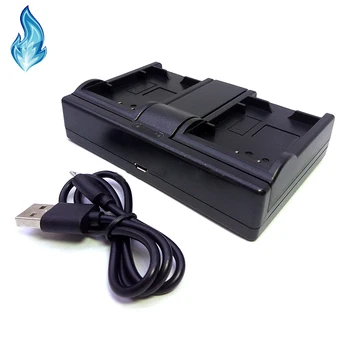USB Dual incarcator pentru SONY NP-FM50 FM70 FM90 NP F970 F980 F960 F950 F770 F750 F570 F550 pentru JVC V607u V617u și Mai multe Baterii